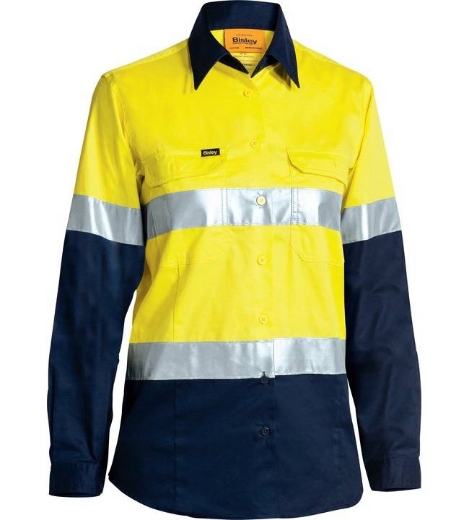 Picture of Bisley,Women's Taped Cool Lightweight Hi Vis Shirt